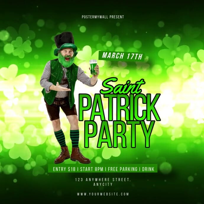 st patricks day email template