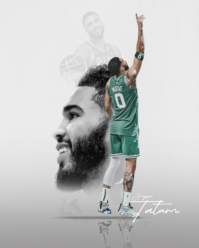 Putih Basketball Instagram Portrait Template