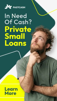 Green and Yellow Instagram Story Template for Private Small Loans and Cash Advance Promotion