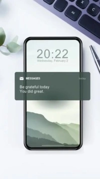 Green Animated 3D Modern Lock Screen Notification เรื่องราวบน Instagram template
