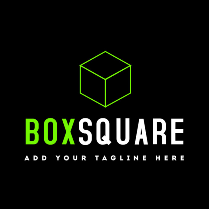 Green Box Logo Icon Template Postermywall