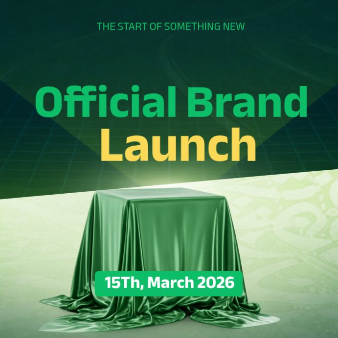 Green Brand Launch Instagram Post Template | PosterMyWall