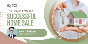Green Brown Professional Homebuyer Seminar Eventbrite Banner template