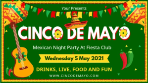 Green Cinco De Mayo Video Facebook-covervideo (16:9) template