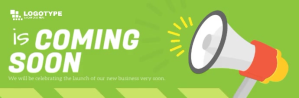 Green Coming Soon Animated Email Header template