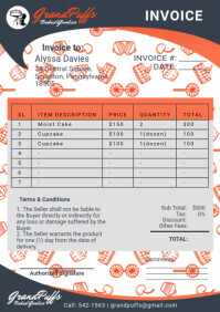 Green Corporate Office Invoice A4 Template