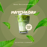 Green Cream Gradient Instagram Post template