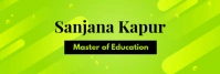 Green Educator and School Linkedin Banner template