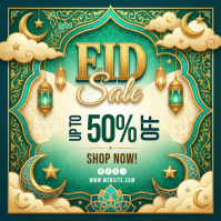 Green Eid Sale Instagram Post template