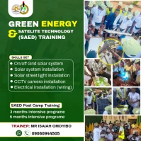 Green Energy & Solar Training - Learn & Build Your Future Square (1:1) template