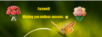 Green Farewell Facebook Cover Photo template