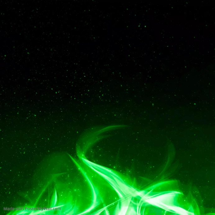 Green fire flame background design flyer Template | PosterMyWall