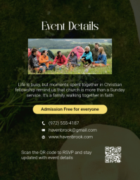 Green Annual Church Picnic ใบปลิว Template - Page 4