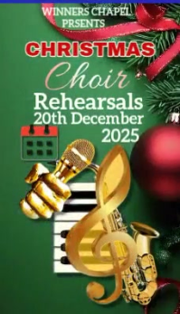 Green Floral Christmas Choir Business Card Biglietto da visita template