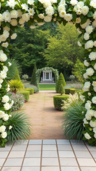 绿色 Garden Wedding Venue Digitalt display Template