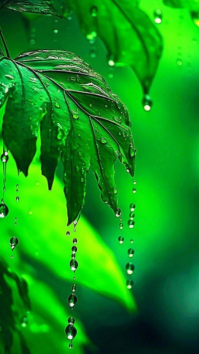 Grøn Nature Digitale display Template