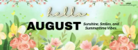 Hijau Summer Vibes Cover na Larawan ng Facebook Template