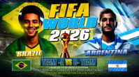 Green Futuristic FIFA World Cup Match Digital Display Video template