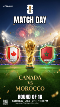 Green Soccer Match Instagram Story Template