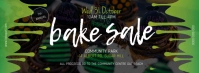 Green Halloween Bake Sale Facebook Cover template