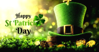 Green Happy Saint Patrick’s Day Facebook Shared Image template