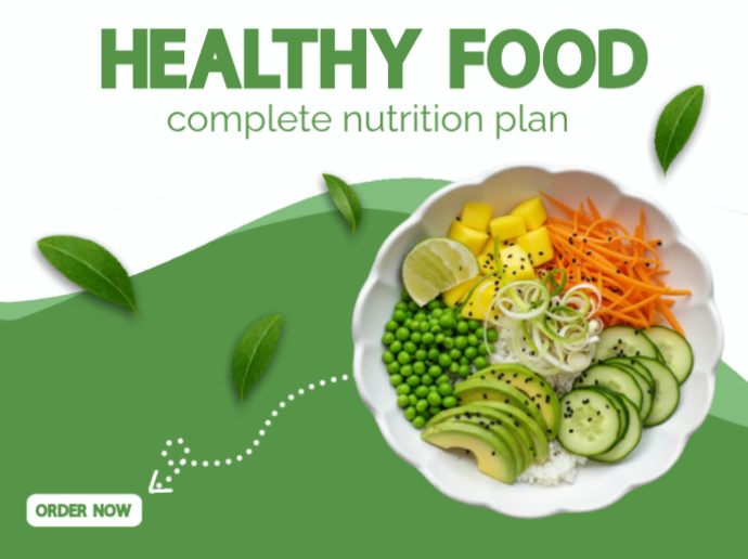 Green Healthy Food Nutrition Plan – Clean Modern Presentation Design ...
