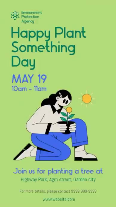 Plantilla de Tree Planting Event | PosterMyWall