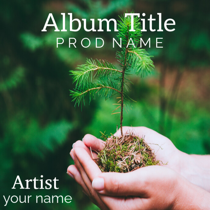 Green Joyful Aesthetic Album Cover Template | PosterMyWall