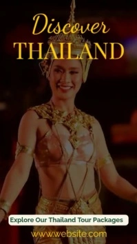 Green Joyful All-inclusive Thailand Tour Packages: Discover Ancient Temples, Tropical Beaches, And L Instagram Reel template