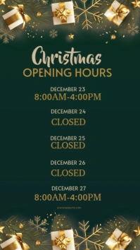 Green Joyful Christmas Instagram Story template