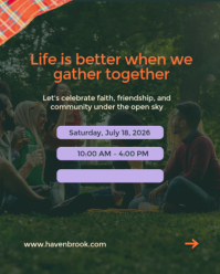 Verde Church Picnic Instagram Portrait Template - Page 5