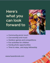 Verde Church Picnic Instagram Portrait Template - Page 3