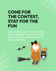 Hijau Halloween Costume Contest Instagram Portrait Template - Page 3