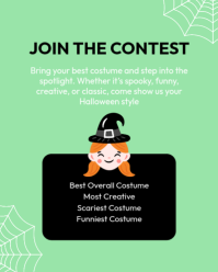 Hijau Halloween Costume Contest Instagram Portrait Template - Page 2
