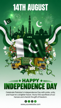 Hijau Pakistan Independence Day Indaba yaku-Instagram Template