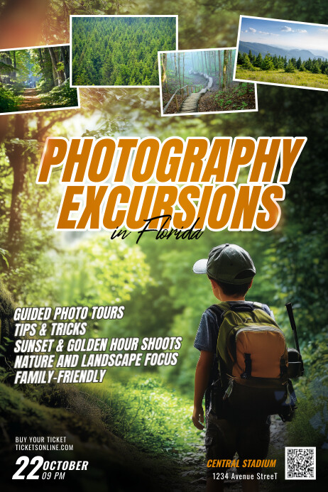Copy of green Joyful Photography Excursions Poster | PosterMyWall