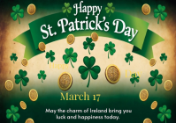 Verde St. Patrick's Day A3 Template