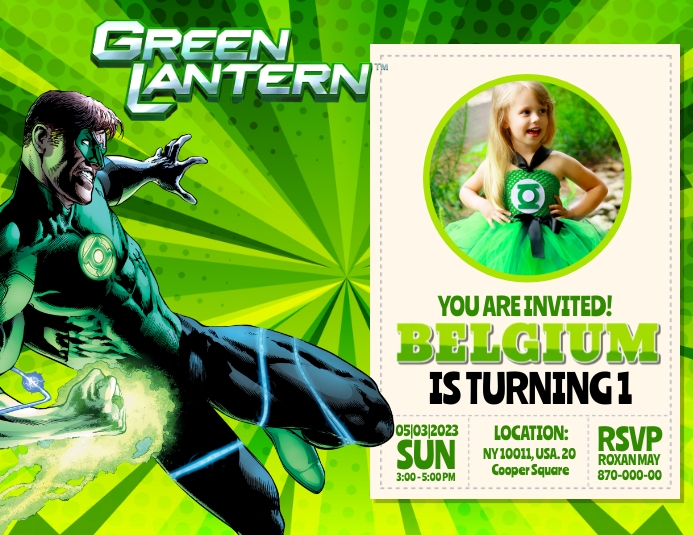 Copy of Green Lantern | PosterMyWall