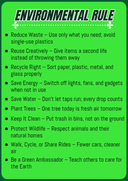 Green List-based Environmental Rules A4 template