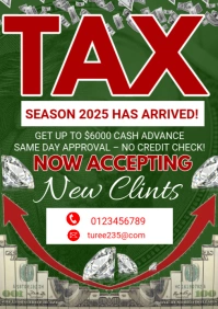 Green List-based Tax Services A4 template