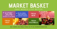 Green Market Weekly Ad Facebook Image template