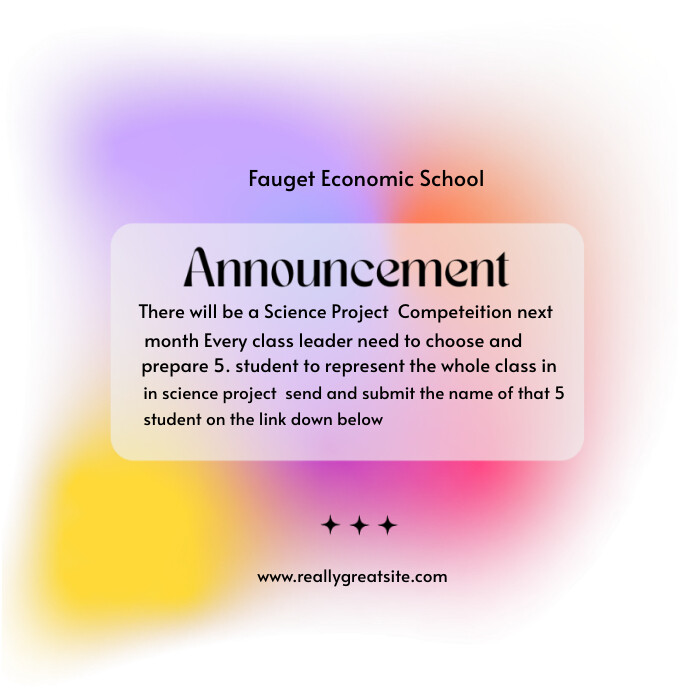 Copy of Green Maximalist Announcement Instagram Post | PosterMyWall