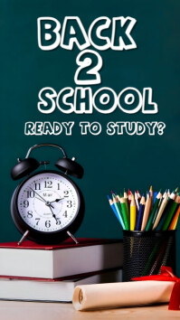 Green Maximalist Back To School Template Instagram Story