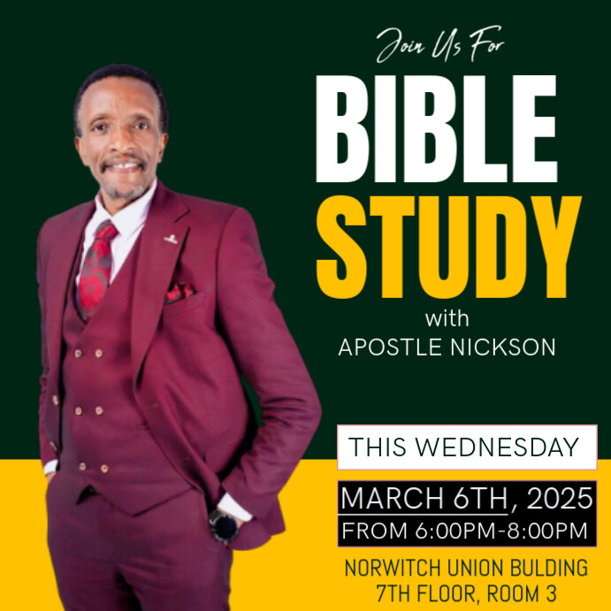 Copy of Green Maximalist Bible Study Instagram Post | PosterMyWall