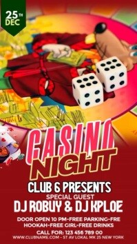 Green Maximalist Casino Game Whatsapp Status template