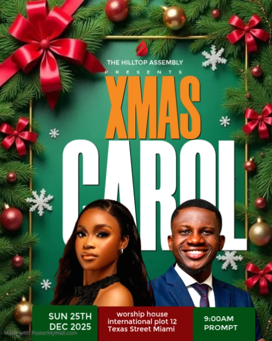 Green Maximalist Christmas Instagram Portrait Template | PosterMyWall