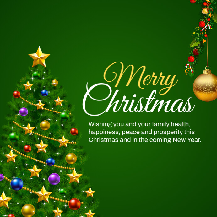 Copy of Green Maximalist Christmas Instagram Post | PosterMyWall
