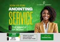 Green Maximalist Church A2 template