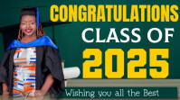 Green Maximalist Congratulations  Youtube Thumbnail template