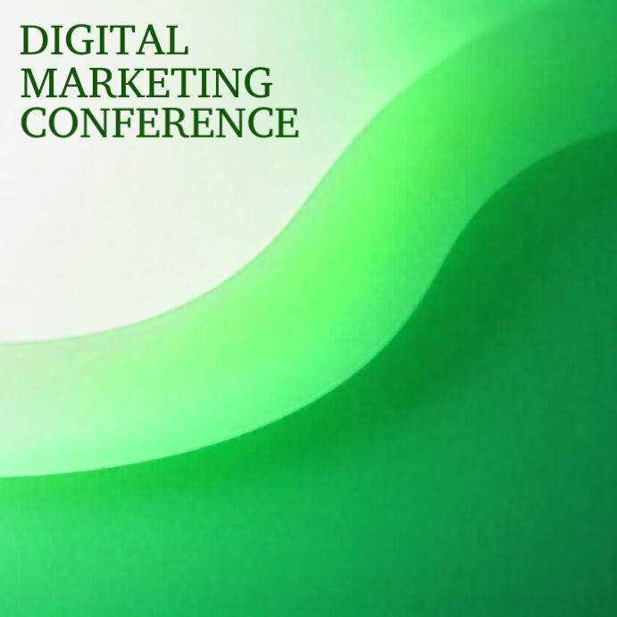 Copy of Green Maximalist Digital Marketing Conference Instagram Post ...